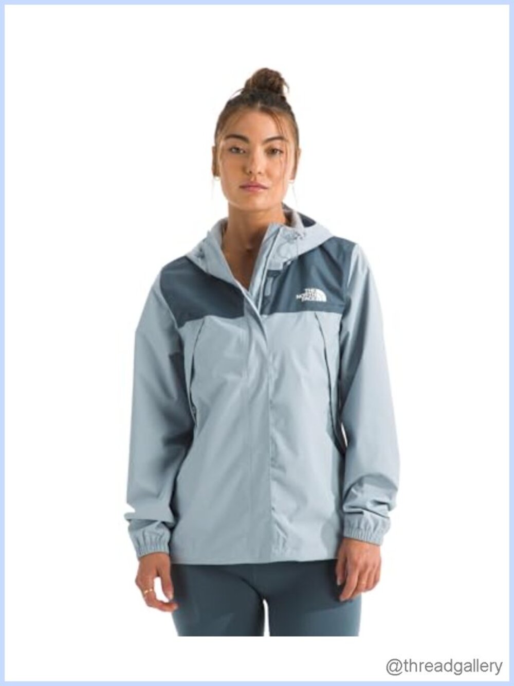 Waterproof Windproof Rain Jacket with DryVent 2L Seam-Sealed Shell